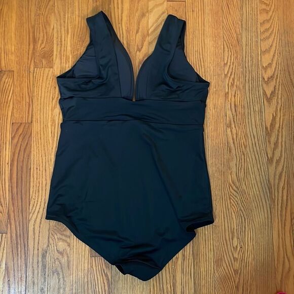 Andie Swim The Mykonos One Piece LT Swimsuit Black Plus size XXXL Tall NWT - Picture 4 of 7